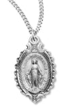 Fancy Scalloped Edge Miraculous Pendant