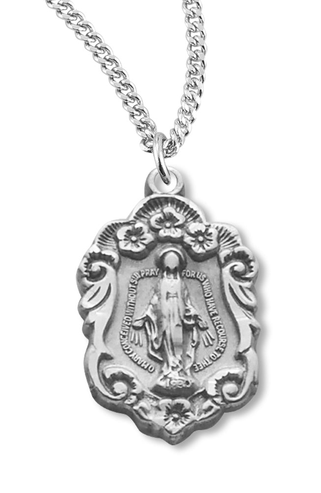 Floral Surround Miraculous Pendant