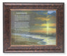 Footprints Landscape 8x10 Framed Print Under Glass