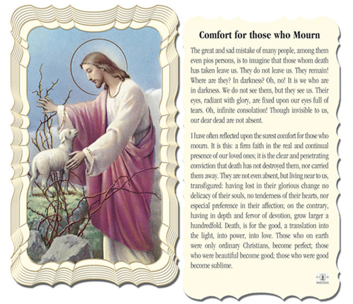 For Those Who Mourn Prayer Card Pack 50 Per Order