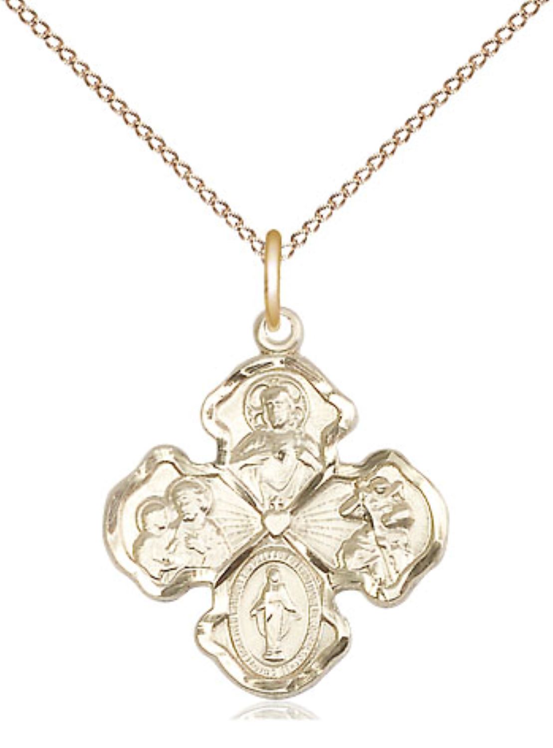 Four Way Scapular Medal