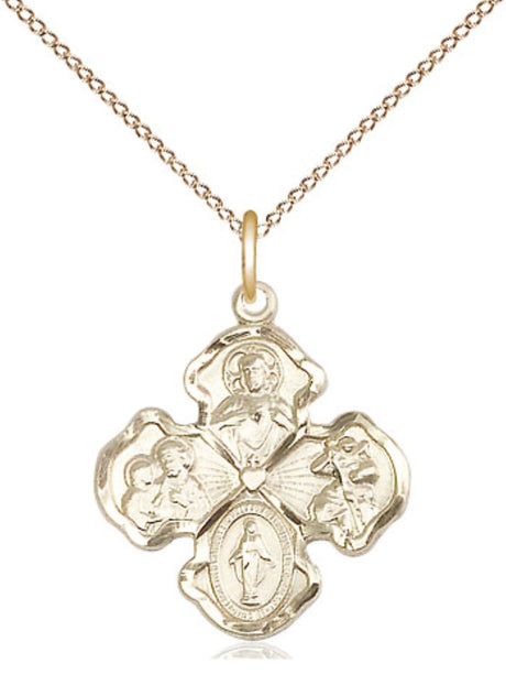 Four Way Scapular Medal