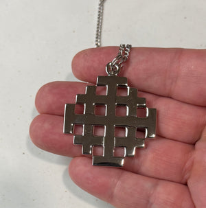 Men's Large Jerusalem Cross Pendant