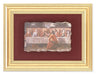 Ghirlandaio's Last Supper 5x6.5 Velvet Back Gold Frame