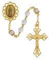 Gold Plated Our Lady of Guadalupe Rosary