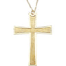 Gold Plated Pectoral Cross