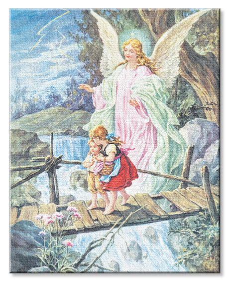 Guardian Angel 8x10 Stretched Canvas Print