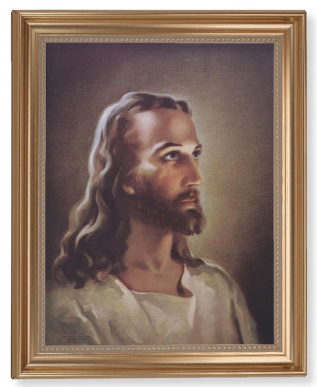 Head of Christ by Sallman 11x14 Framed Print Artboard