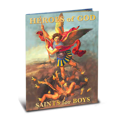 Heroes of God Saints for Boys hardcover book