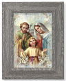 Holy Family 7x9 Gray Oak Frame
