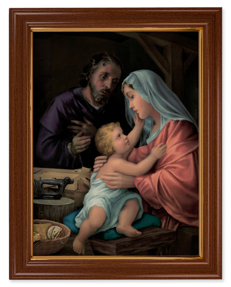 Holy Family in Joseph's Workshop 12x16 Framed Print Artboard