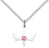 Holy Spirit Pendant with Birthstone Options