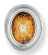 Holy Spirit Small 4.5 Inch Oval Framed Print