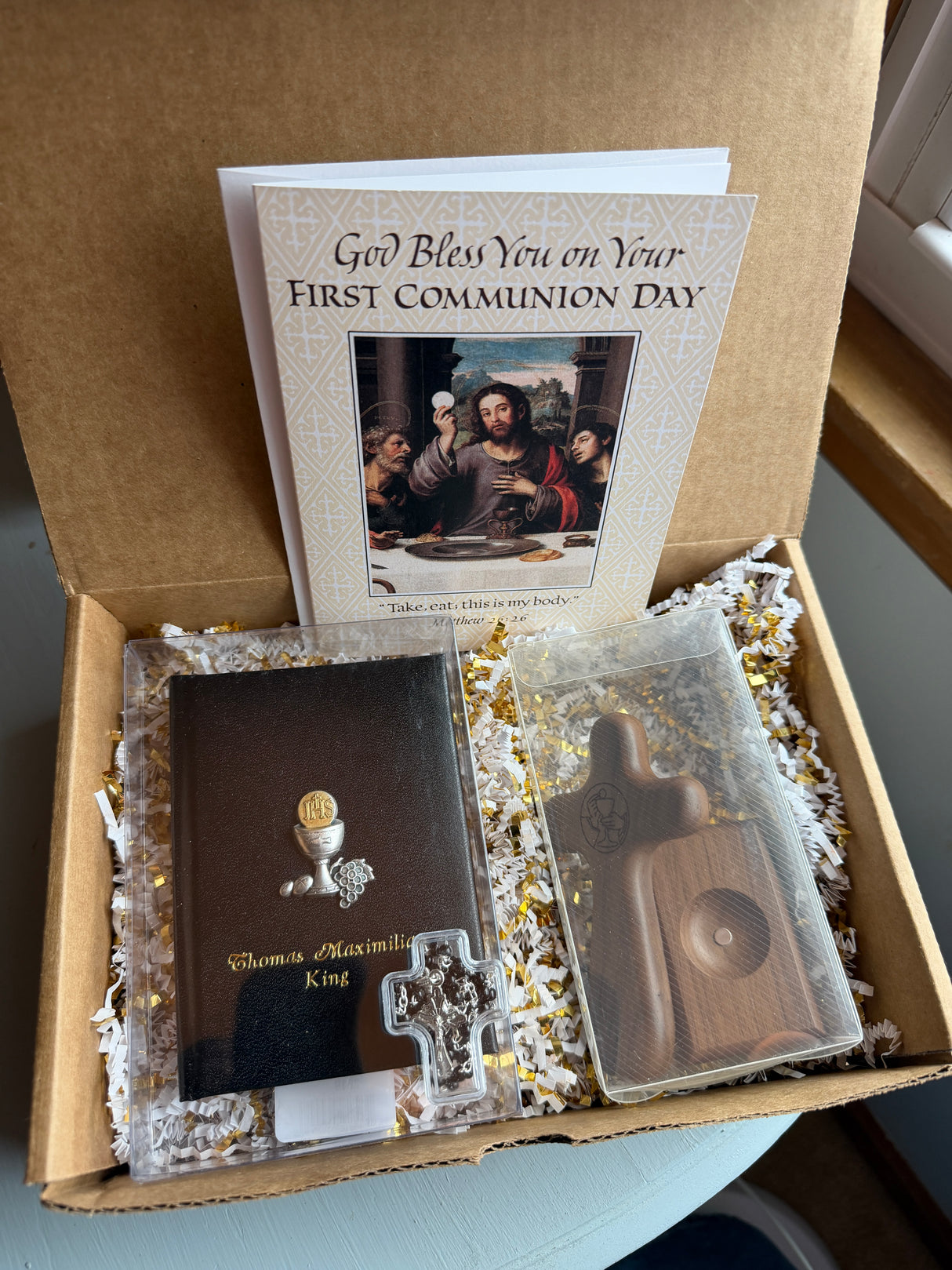 First Communion Gift Set for Boys - Exclusive Bundle