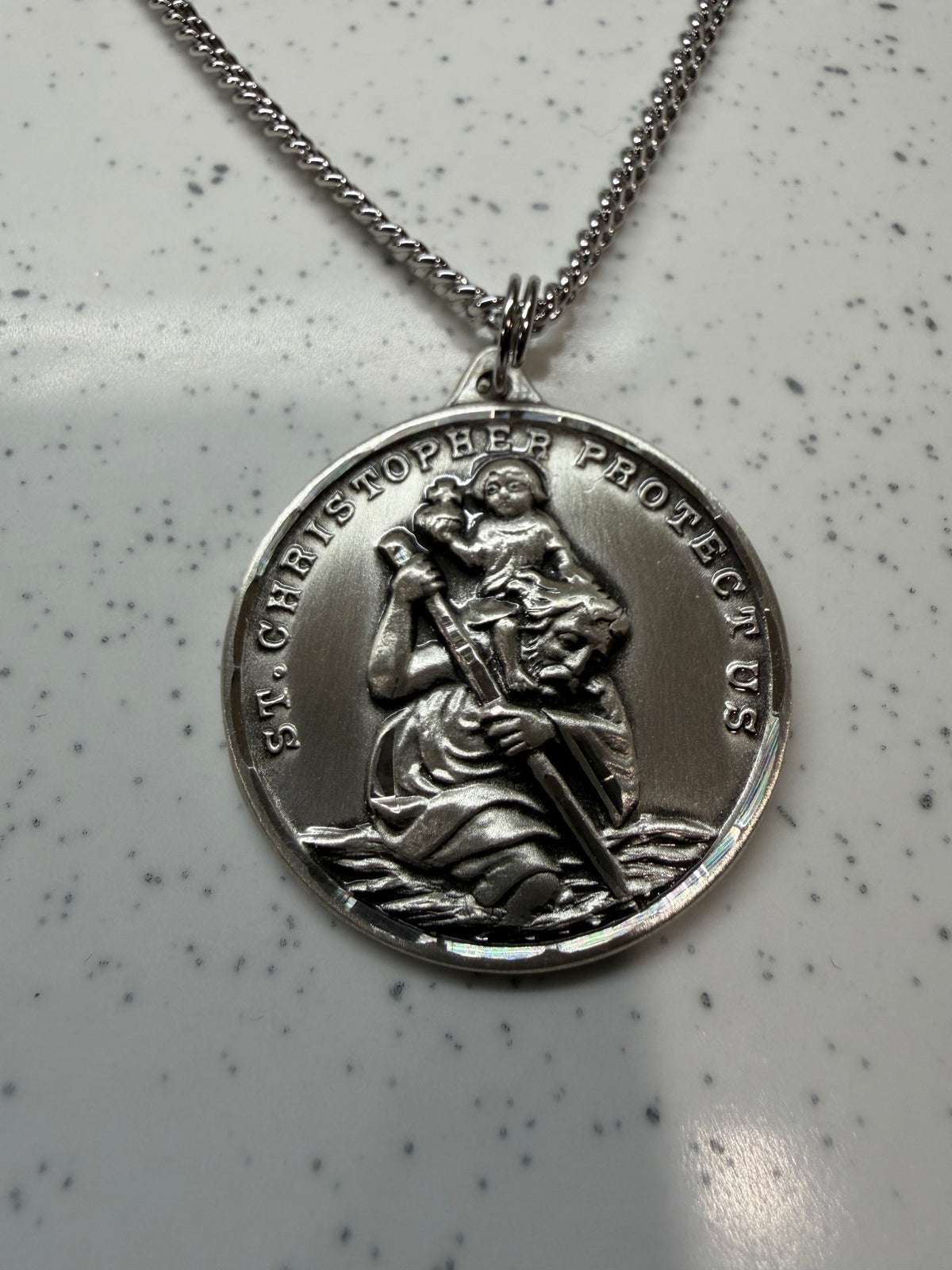 St. Christopher Navy Medal with Eagle