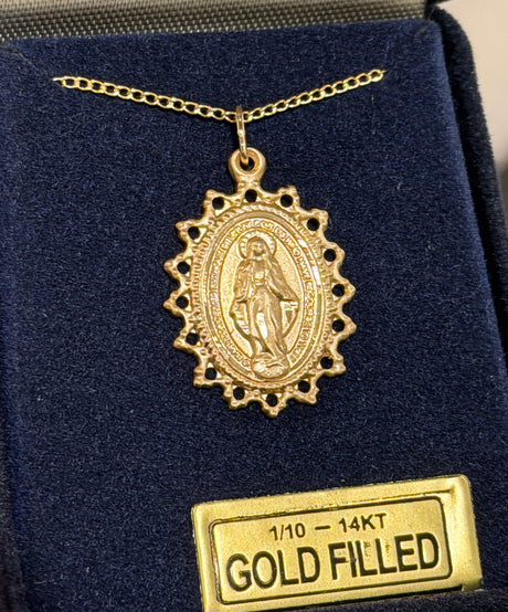 Women's Pointed Tip Miraculous Medal