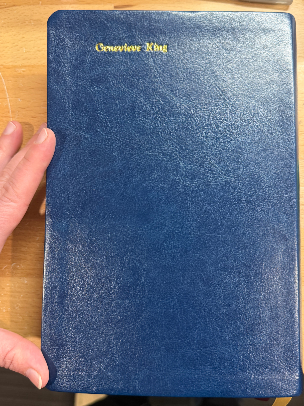 gold foil imprimting example