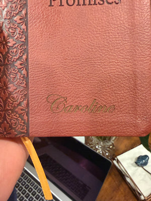 Prayers and Heavenly Promises – Deluxe Leatherette Personalized