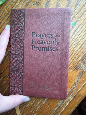 Prayers and Heavenly Promises – Deluxe Leatherette Personalized