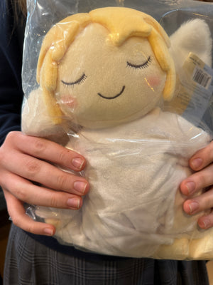 Bedtime Angel Warm Pal – Lavender Weighted Plush for Sleep