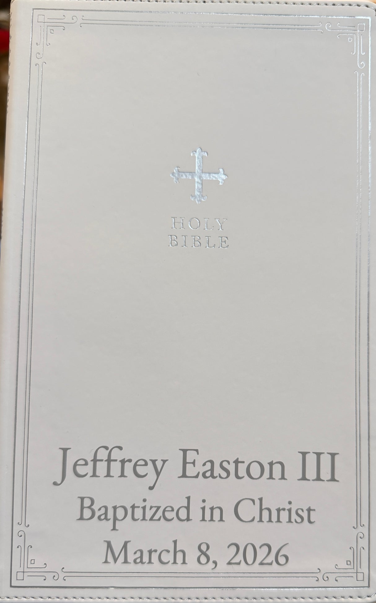 Catholic Gift Bible NRSV - Premium Leatherlike for Baptism, First Communion & Confirmation