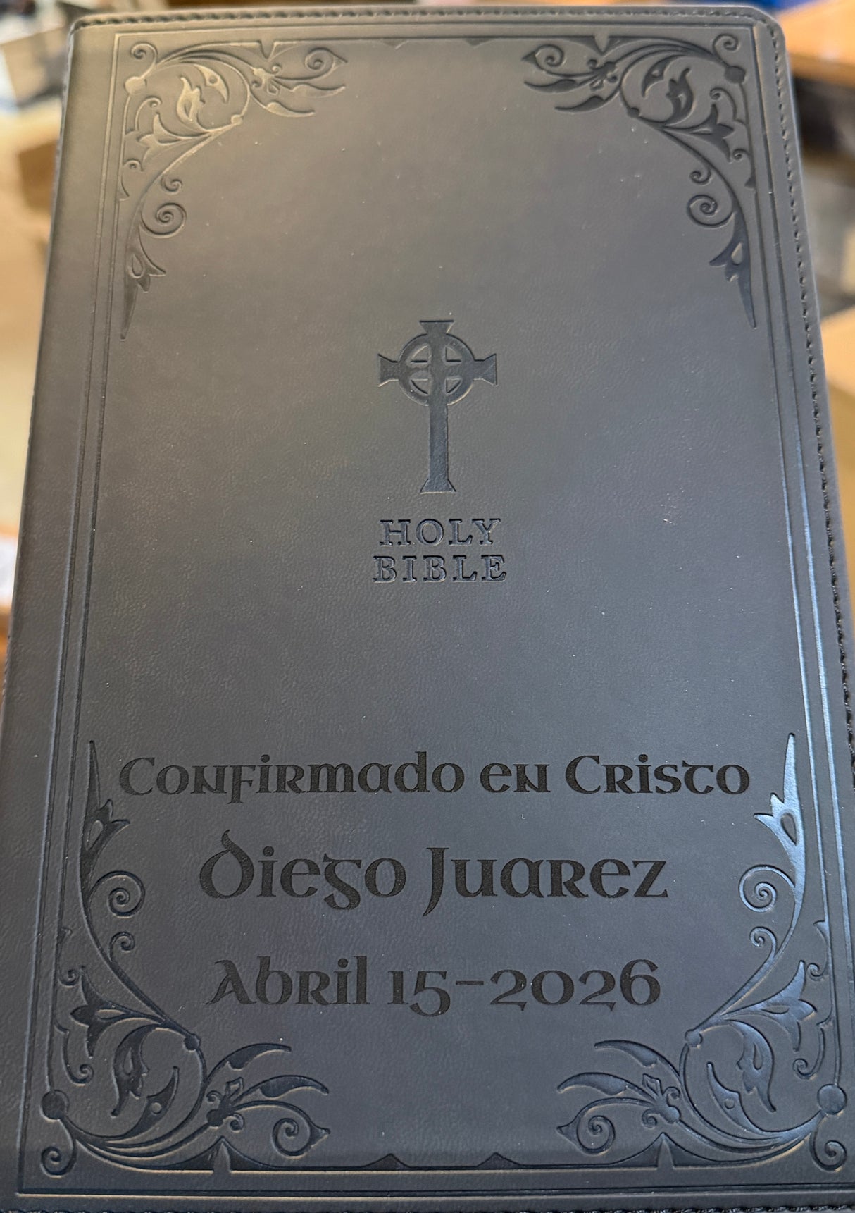 Catholic Gift Bible NRSV - Premium Leatherlike for Baptism, First Communion & Confirmation