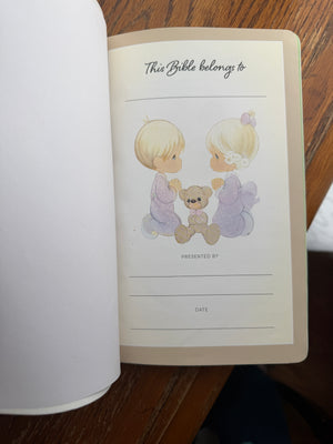 Precious Moments Catholic Bible for Boys or Girls (White)