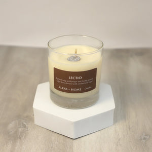 Lectio Scented Candle – Espresso, Vanilla Bean & Cinnamon | 5.5 oz Coconut Soy Wax