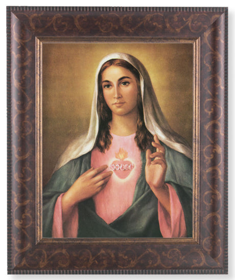 Immaculate Heart of Mary 8x10 Framed Print Under Glass