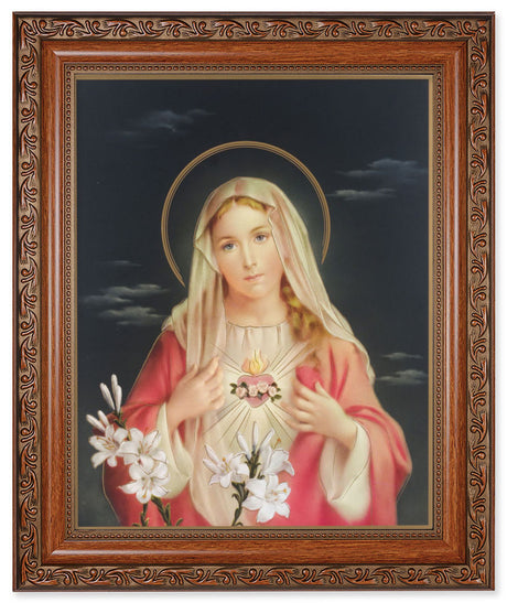 Immaculate Heart of Mary 8x10 Framed Print Under Glass