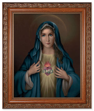 Immaculate Heart of Mary 8x10 Framed Print Under Glass