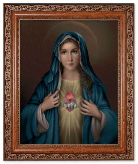 Immaculate Heart of Mary 8x10 Framed Print Under Glass