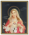 Immaculate Heart of Mary 8x10 Gold Trim Plaque