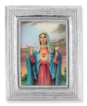Immaculate Heart of Mary by Bonella 2.5x3.5 Print Under Glass