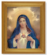 Immaculate Heart of Mary in Blue 8x10 Framed Print Under Glass