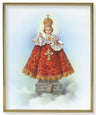 Infant of Prague 8x10 Gold Trim Plaque