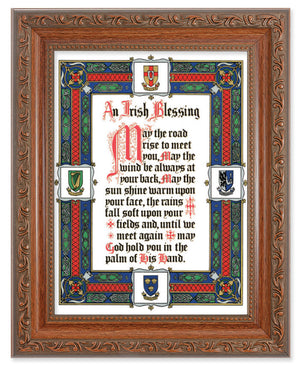 Irish Blessing 6x8 Print Under Glass