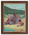 Jesus on the Beach with Children 11x14 Framed Print Artboard