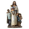 Jesus and the Children of Need 7 Inch High Statue