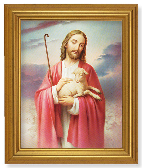 Jesus the Good Shepherd 8x10 Framed Print Under Glass