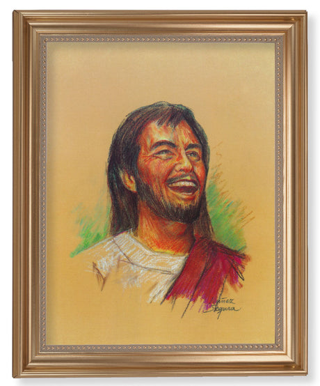 Joyful Christ 11x14 Framed Print Artboard