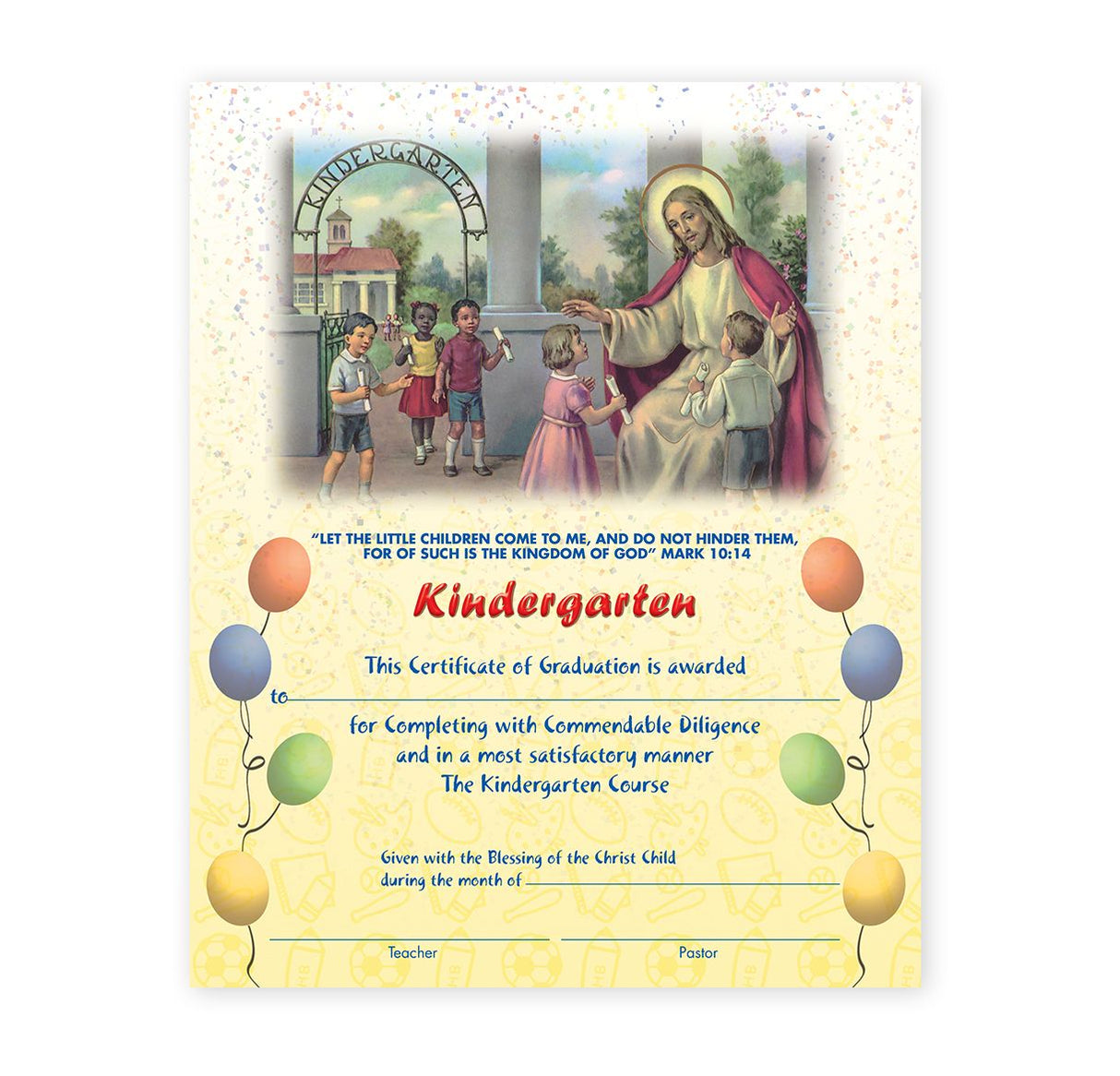 Kindergarten Graduation Certificates - 50 per box