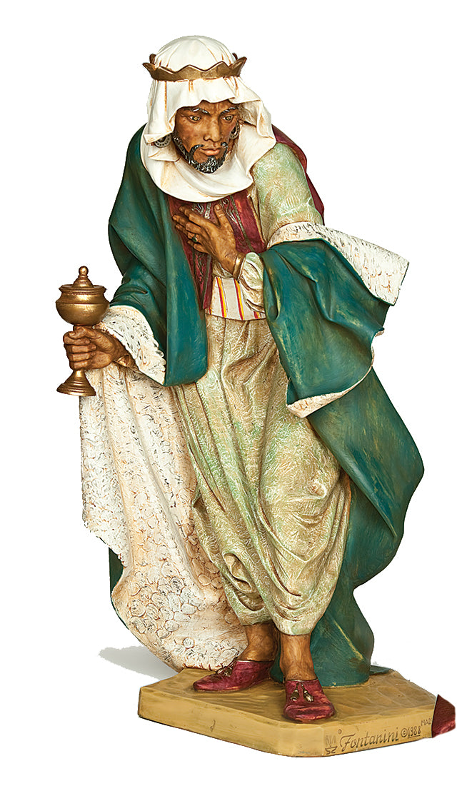 King Balthazar Figure for 50 inch Nativity Set