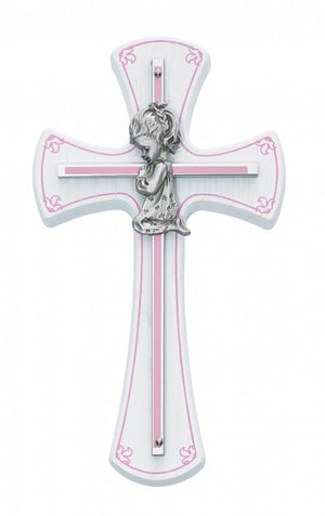 Kneeling Girl on Baby Cross