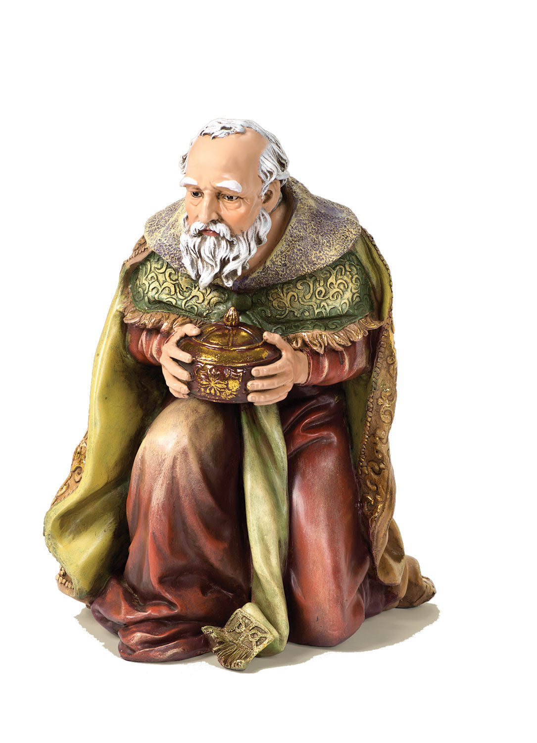 Kneeling Wise Man Statue 17" H for Color 27" Scale Nativity Set
