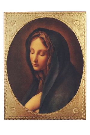 Our Lady of Sorrows Florentine Plaque – 9×12" | Made in Italy