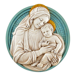 Madonna and Child Garden Plaque | Catholic Mother's Day Gift