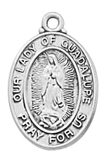 Dainty Our Lady of Guadalupe Necklace for Girls and Women