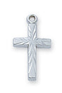 Petite Sterling Silver Cross Necklace for Girls