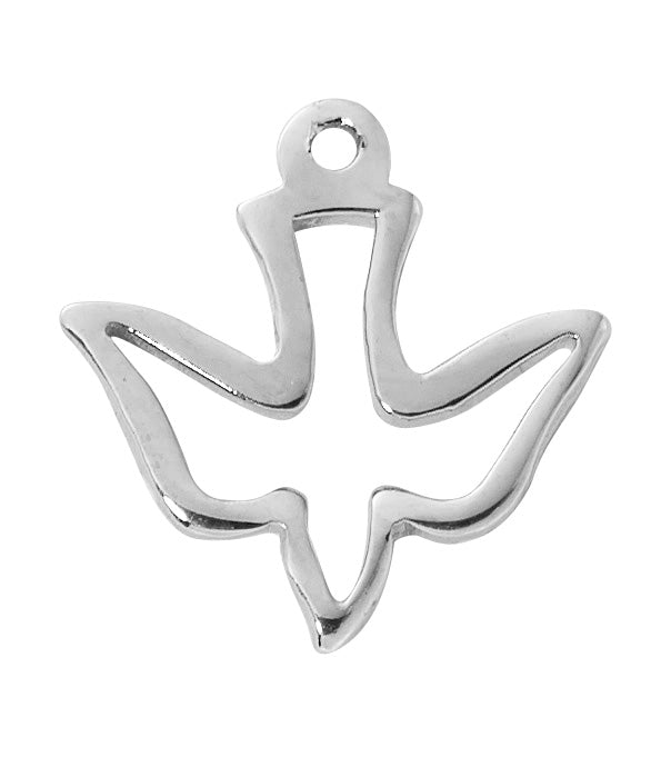 Cut-Out Dove Medal Necklace